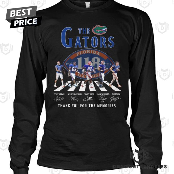 The Florida Gators 1906-2024 Signature Thank You For The Memories Unisex T-Shirt