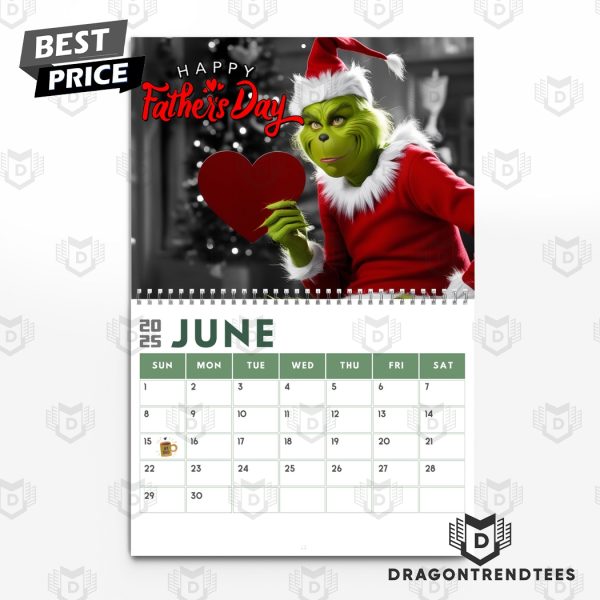 The Grinch Happy New Year 2025 Calendar