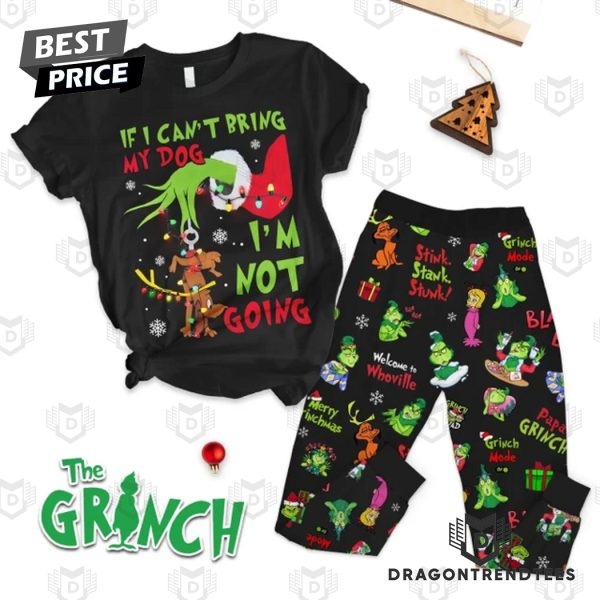 The Grinch Stink Stank Stunk Pajamas Set – Black