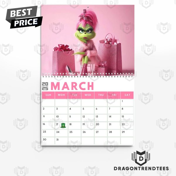 The Grinch Happy New Year 2025 Calendar