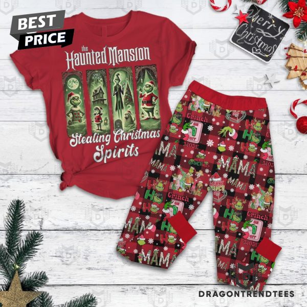 The Haunted Mansion Stealing Christmas Spirits Pajamas Set Pajamas Set