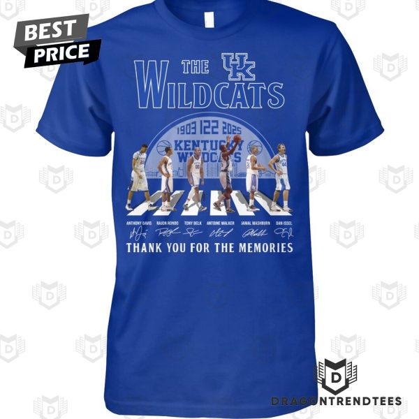 The Kentucky Wildcats 1903-2025 Signature Thank You For The Memories Unisex T-Shirt