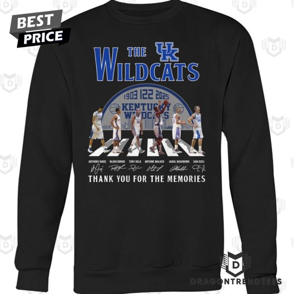 The Kentucky Wildcats 1903-2025 Signature Thank You For The Memories Unisex T-Shirt