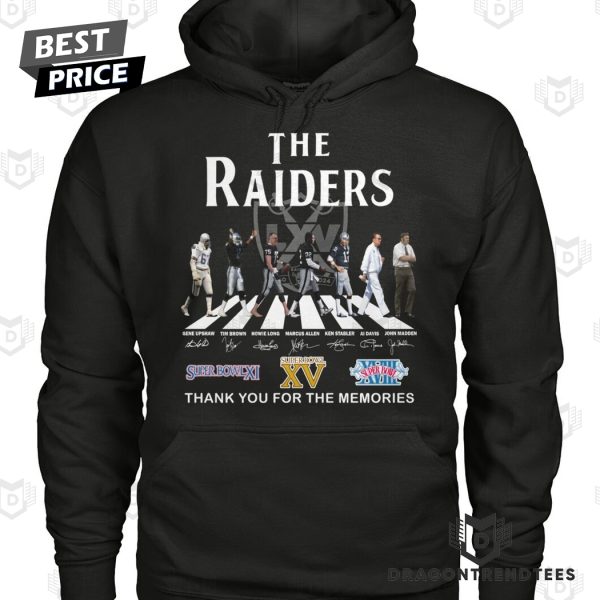 The Las Vegas Raiders Signature Thank You For The Memories Unisex T-Shirt