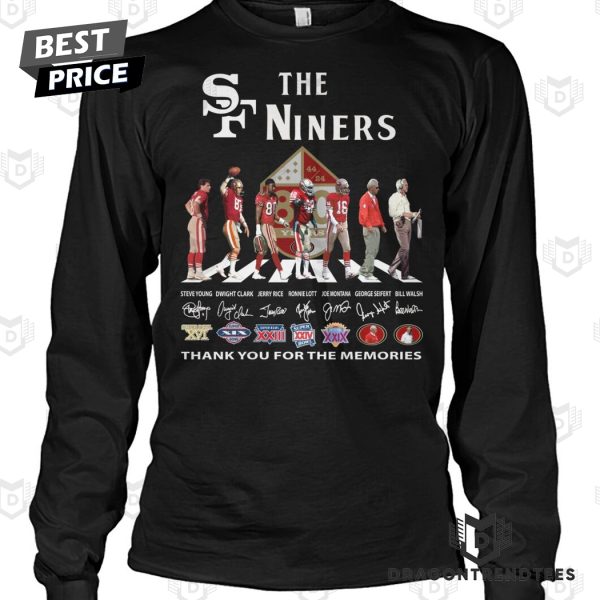 The Niners San Francisco 49ers Siganture Thank You For The Memories Unisex T-Shirt