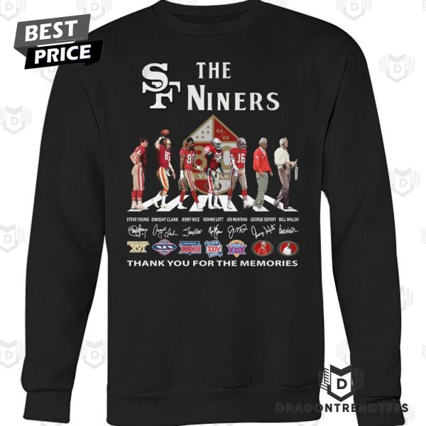 The Niners San Francisco 49ers Siganture Thank You For The Memories Unisex T-Shirt