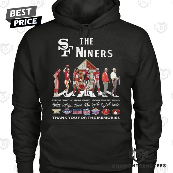 The Niners San Francisco 49ers Siganture Thank You For The Memories Unisex T-Shirt