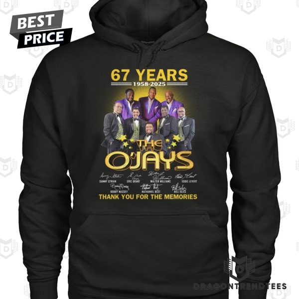 The O Jays 67 Years 1958-2025 Signature Thank You For The Memories Unisex T-Shirt