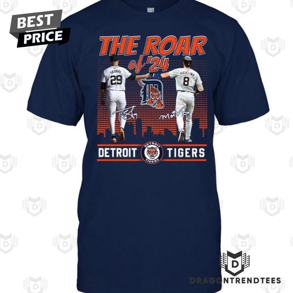 The Roar Of 24 Detroit Tigers Signature Unisex T-Shirt