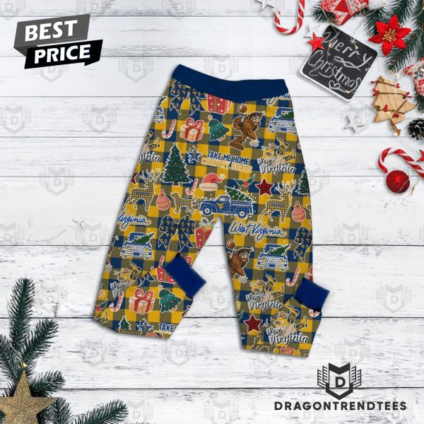 This Is My Christmas West Virginia Mountaineers Pajamas Set