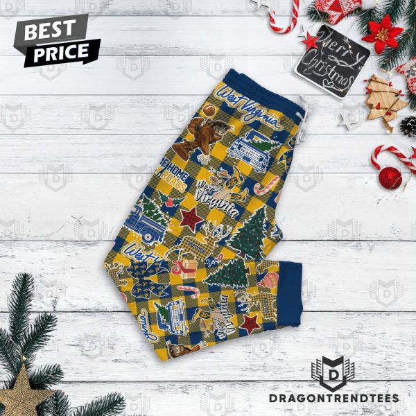 This Is My Christmas West Virginia Mountaineers Pajamas Set