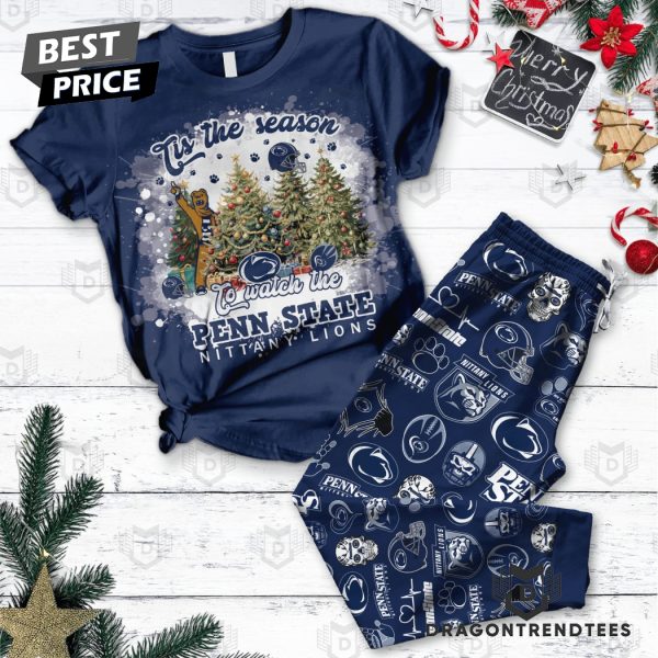 Tis The Season To Watch The Penn State Nittany Lions Pajamas Set