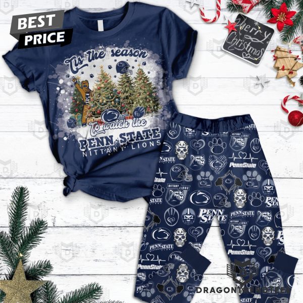 Tis The Season To Watch The Penn State Nittany Lions Pajamas Set