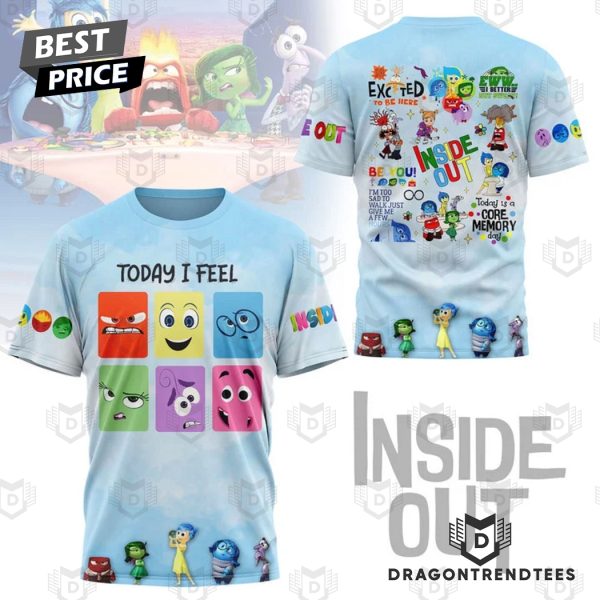 Today I Feel Inside Out 3D T-Shirt