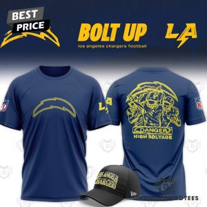 Los Angeles Chargers – Danger High Boltage 3D T-Shirt