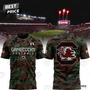 Military Appreciation South Carolina Gamecocks Football 3D T-Shirt