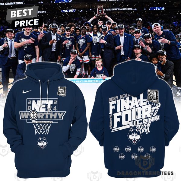 Uconn Huskies Men Basketball FINAL FOUR 2024 Hoodie