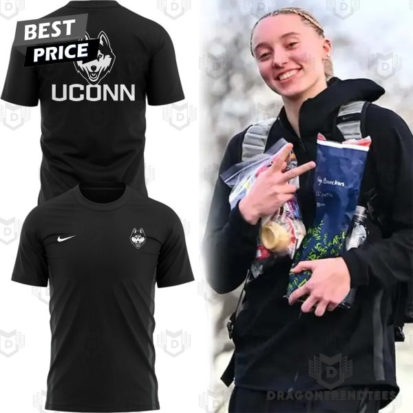 Uconn Huskies Women Basketball All Black 3D T-Shirt