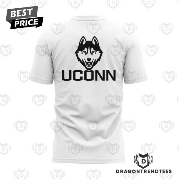 Uconn Huskies Women Basketball All White 3D T-Shirt