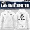 Uconn Huskies Women Basketball All Blue Zip Hoodie