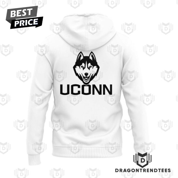 Uconn Huskies Women Basketball All White Hoodie