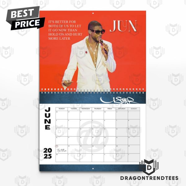 Usher 2025 New Year Calendar