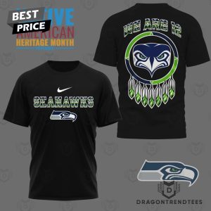 Seattle Seahawks We Are 12 3D T-Shirt – Black