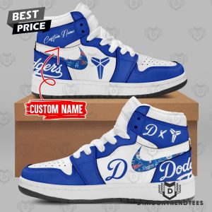 Personalized Kobe Bryant x Los Angeles Dodgers Air Jordan 1 High Top