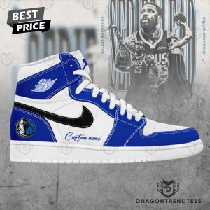 Personalized Dallas Mavericks Logo Air Jordan 1 High Top