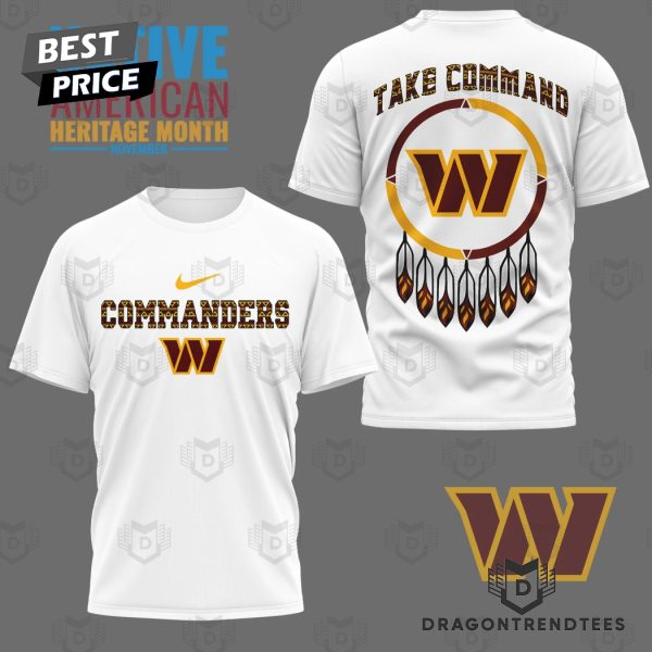 Washington Commanders Take Command 3D T-Shirt