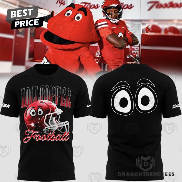 Western Kentucky Hilltoppers Football 2024 3D T-Shirt – Black