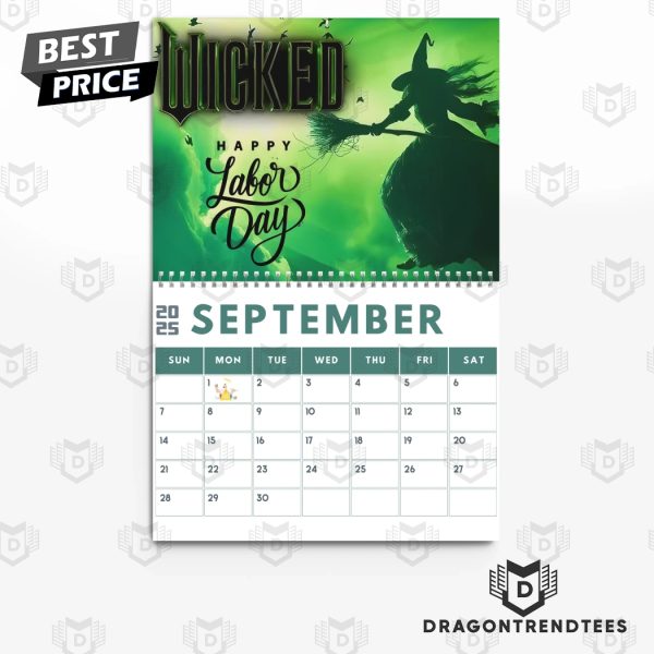 Wicked –  New Year 2025 Calendar