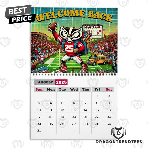 Wisconsin Badgers Football 2025 Calendar