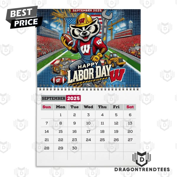 Wisconsin Badgers Football 2025 Calendar