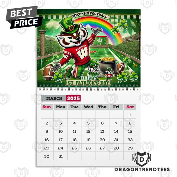 Wisconsin Badgers Football 2025 Calendar