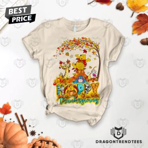 Winnie The Pooh Happy Thanksgiving Pajamas Set