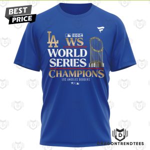 2024 World Series Champions Los Angeles Dodgers Players Signature 3D T-Shirt