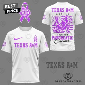 Texas A&M Aggies Fight For Pancreatic Cancer 3D T-Shirt