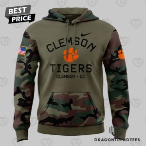 Clemson Tigers Football Death Valley Military Appreciation Hoodie