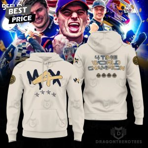 4 Time World Champion M4X Max Verstappen Hoodie