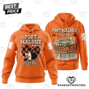 Post Malone With Jelly Roll 2025 Tour Hoodie