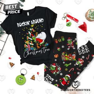 The Grinch Rockin Around Christmas Tree Pajamas Set