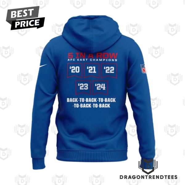 2024 AFC East Division Champions 5 In A Row Buffalo Bills Hoodie