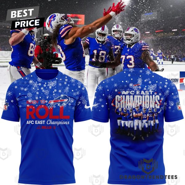 2024 AFC East Division Champions Buffalo Bills 3D T-Shirt