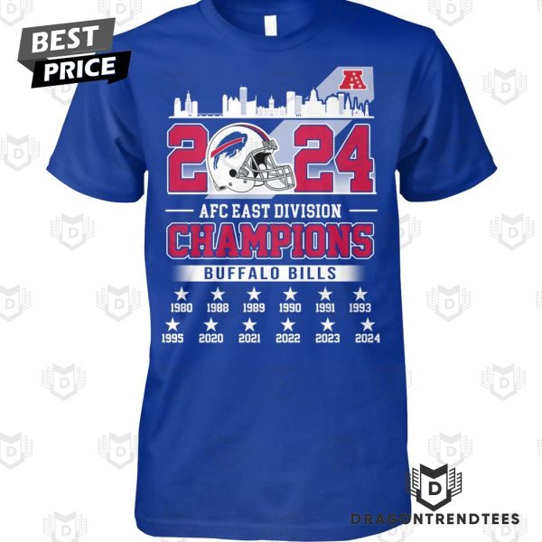 2024 AFC East Division Champions Buffalo Bills Unisex T-Shirt