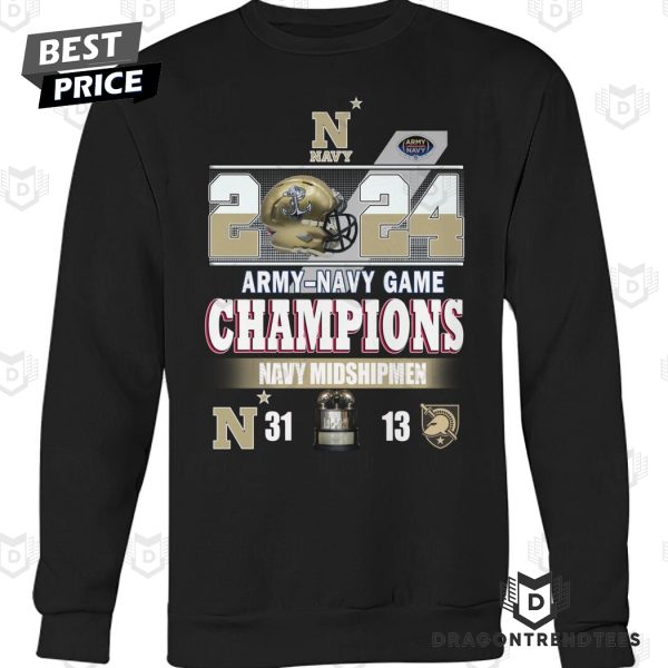 2024 Army-Navy Game Champions Navy Midshipmen 31-13 Unisex T-Shirt