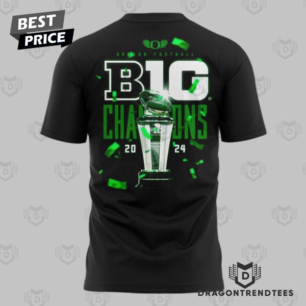 2024 Big Ten Conference Champions Oregon Ducks 3D T-Shirt