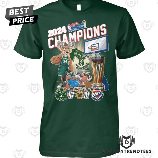 2024 Champions Milwaukee Bucks Unisex T-Shirt