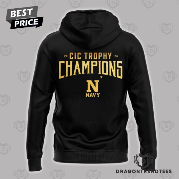 2024 Commander-In-Chiefs Trophy Champions Navy Midshipmen Football Hoodie