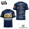 2024 Frisco Bowl Champions West Virginia Mountaineers 3D T-Shirt